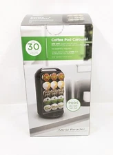Mind Reader Carousel Coffee Pod Holder, 1 Count (Pack of 1), Black