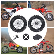 2.50-10 Front Rear Tire Rim Wheel Drum Brake Pit Bike For Honda CRF50 XR50