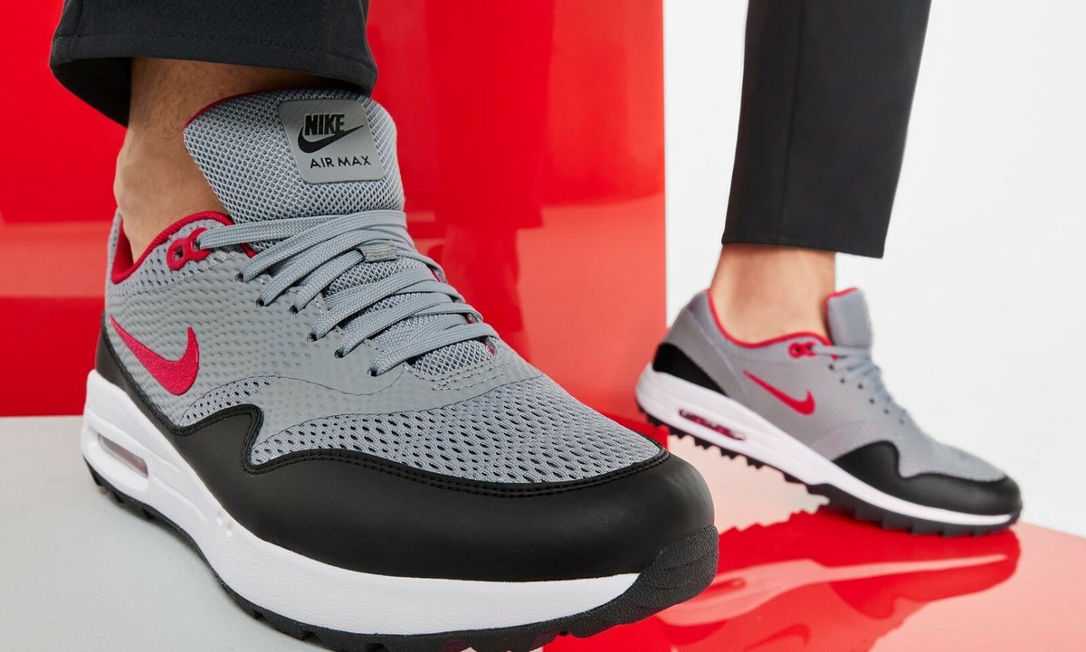 nike men's air max 1g golf shoes grey