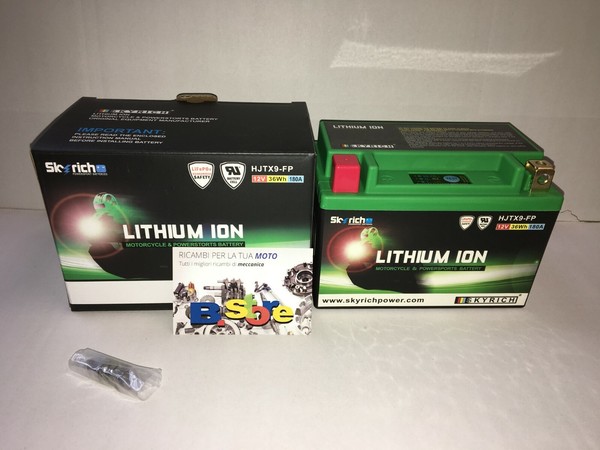 LITHIUM-BATTERIE Skyrich YTX9-BS Aprilia Habana 125 Mojito 125 Custom 2000-02-image