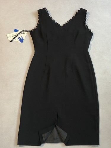 Danny & Nicole ärmelloses schwarzes Kleid LBD Größe 4P Petite neu mit Etikett - Bild 4 von 4