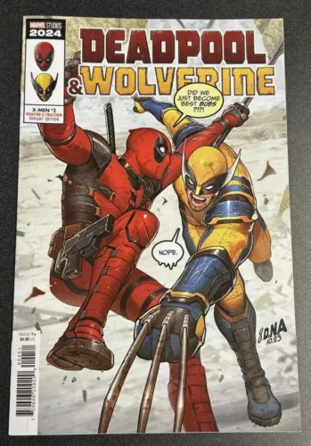 X-MEN #2 MARVEL COMICS DAVID NAKAYAMA WEAPON X-TRACTION VARIANT  2024 NM
