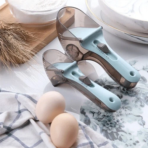 2 Piece Set Measuring Spoons; Adjustable Measuring Spoons Set NEW
