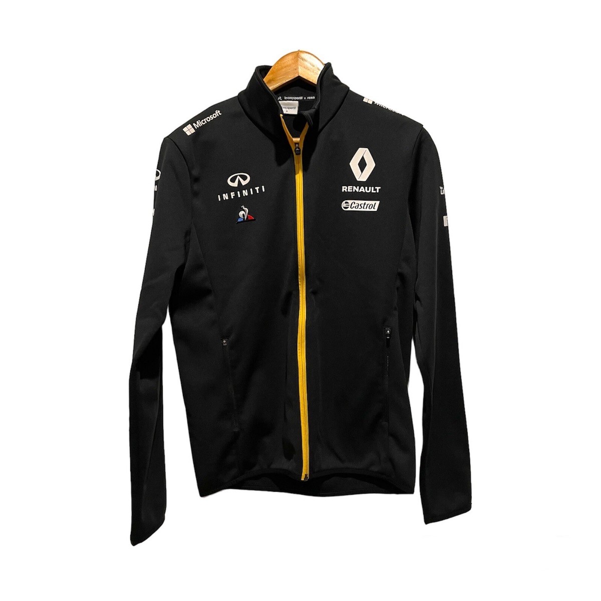 Renault F1 Team Softshell Zip Track Jacket Neoprene Veste Le Coq