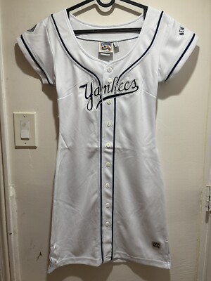 NWOT MLB New York Yankees Cooperstown Jersey Dress Women's sz Small | eBay