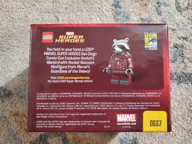 (LIGT WEAR) New, Sealed LEGO 2014 SDCC Marvel Rocket Raccoon's Warbird #0637