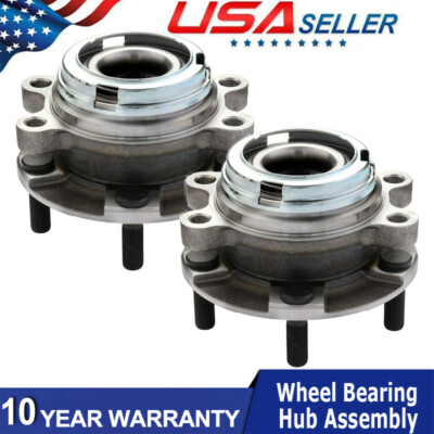 2pcs Front Wheel Bearing & Hub for Nissan Maxima Altima Infiniti JX35 QX60