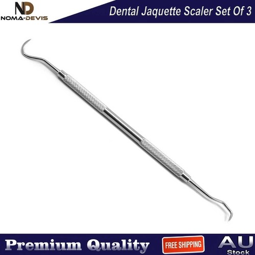 3 PCS Set Jaquette Scalers Anterior Towner Tartar Remover Scraper Instruments - Picture 4 of 5