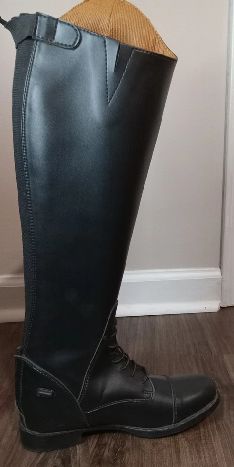 Botas de campo ecuestre nuevas sin etiquetas negras talla 6.5 Foto 4 de 4