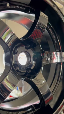 Racing White Enkei Alloy Wheels 18x9.25 ET-5 5x114.3 RX7 JZX