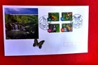 NATURE OF AUSTRALIA RAINFORESTS  2003 FIRST DAY COVER MANUNDA BUTTERFLY