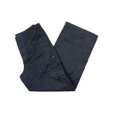 Tommy Hilfiger Womens Cargo Pants Deep Pocket Cotton Navy Blue Size 16