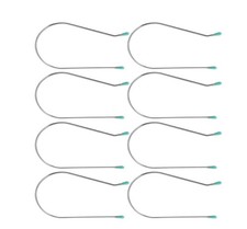 8 Pcs Hot Curler Clips Replacement Kit, 1 Count Pack of 1 , Silver