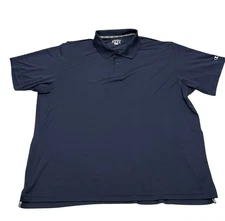 Champion Performance Polo Shirt Mens 3XL Navy Blue Short Sleeve Golf Preppy Top