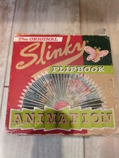NIB Slinky Flipbook Caterpillar Butterfly Animation Retro Stocking Stuffer Gift