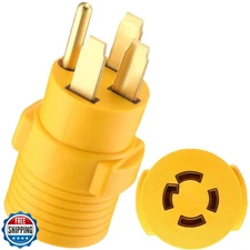 Kanayu 14-50p to L14-30r Generator Adapter Transfer Switch 50 Amp to 30 Amp C