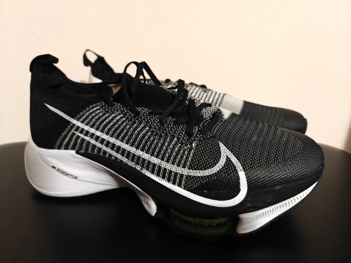 Nike Air Zoom Tempo NEXT% Flyknit Black White Volt | eBay
