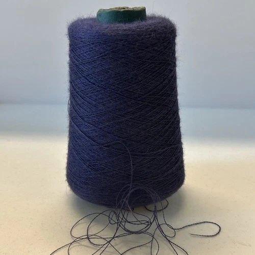 Cone Spool Peru SOFT NOVELTY Baby Alpaca Wool Bamboo Yarn 10oz 280gr 8007 Grape - product listing photo