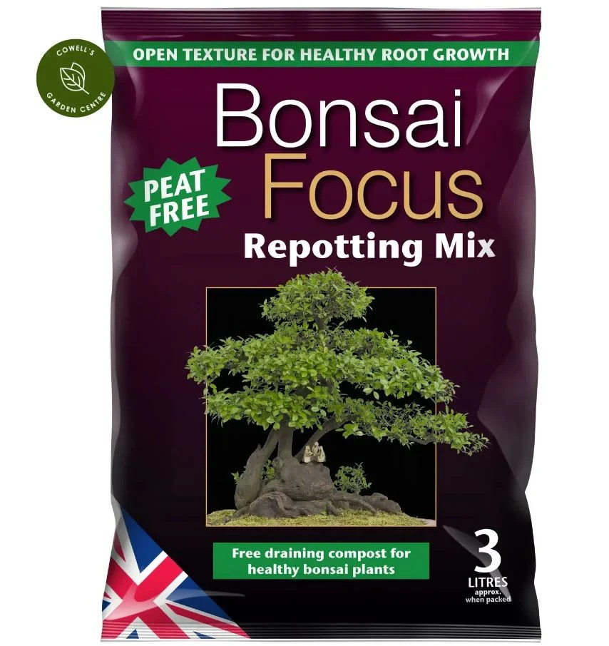 Growth Technology Bonsai Focus Repotting Mix  Bonsai Soil Peat Free NEW 3L SIZE