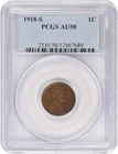 1918-S Lincoln Cent AU58 PCGS