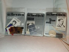 Lot Of 3 Edmund ES Scientifics Fun With Fundamental Science Kits Vintage 1978