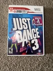 Just Dance 3 (Nintendo Wii, 2011) Complete In Box With Manual