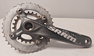 SRAM GXP MTB Double Driveside Crank Arm Black BCD120 38/22T 175mm