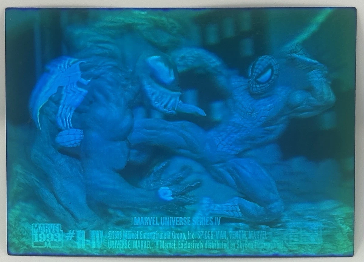 Spiderman Venom Hologram In Spider-Man Trading Card Singles for