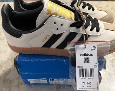 adidas Originals Samba OG W Cream White Sand Strata Women s 9 Mens 7