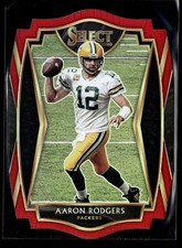 2020 PANINI SELECT RED PRIZM DIE CUT #111 AARON RODGERS PREMIER LEVEL PACKERS