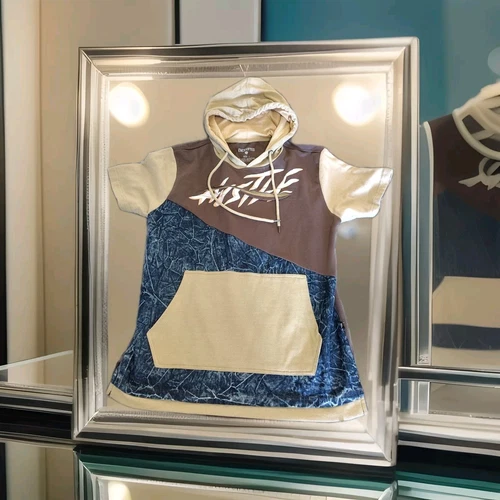 VETEMENTS Felpa con cappuccio unisex Encrypted Hustle taglia Large