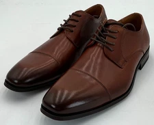 Florsheim Calipa Men's Size 8 Scotch Leather Cap-Toe Oxfords NIB