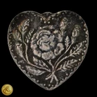 Vintage Rose "For Someone Special" Heart Shaped 1/4 oz .999 Silver Medal -E814