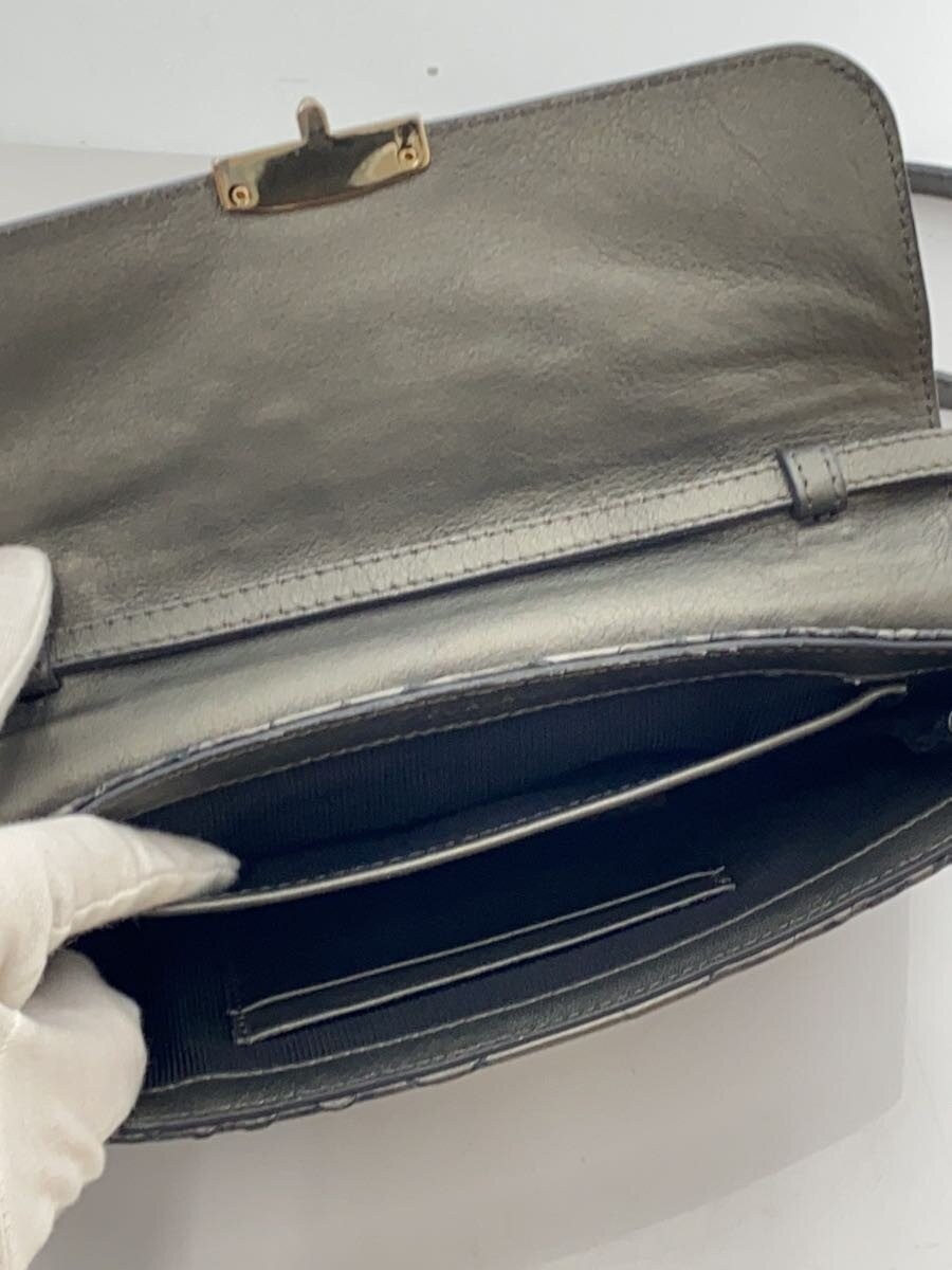 FURLA Shoulder Bag Gray Python Pattern Mini Bag S… - image 6