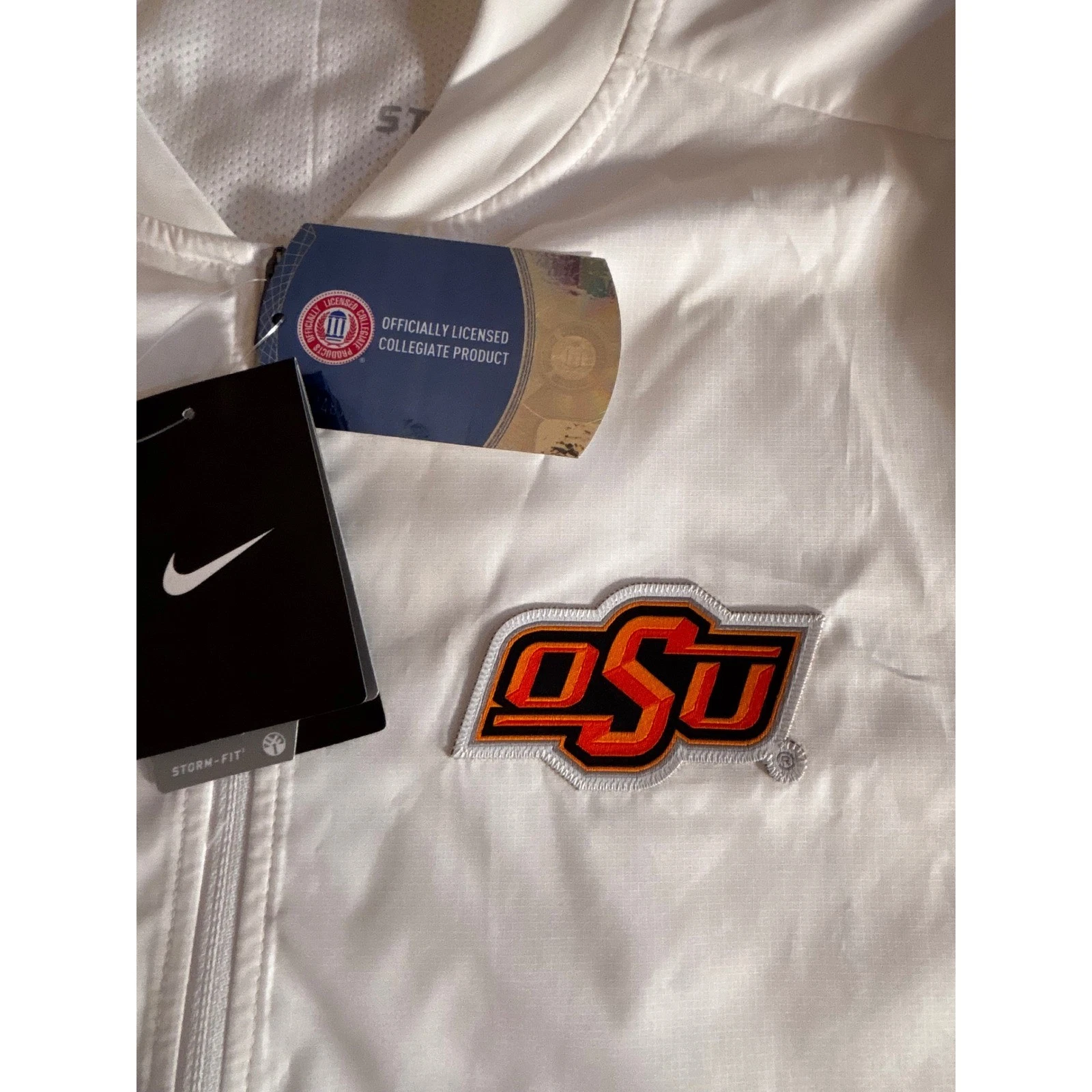 NWT Nike Oklahoma State Cowboys Storm-FIT Pullover Jacket Mens Medium 814117 image 2