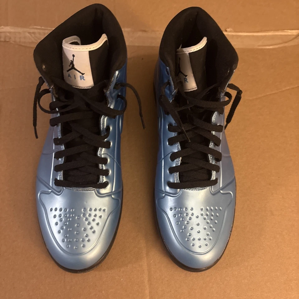 Jordan 1 Anodized Blue Size 14 CLEAN 414823-401 Authentic Men’s Shoe - Imagem 4 de 4