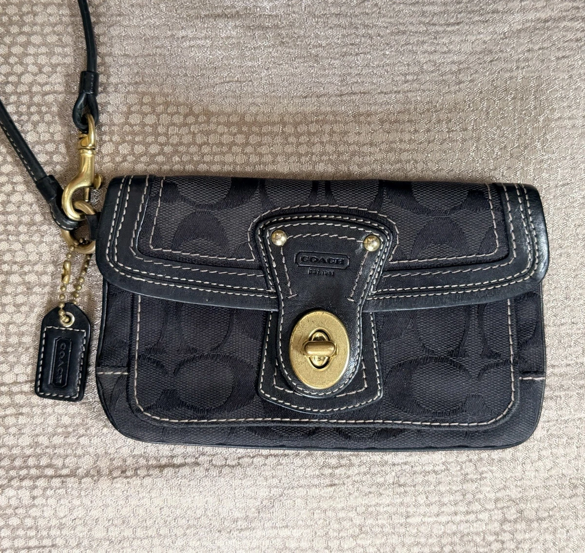 Coach Turnlock Wallet for sale - eBay