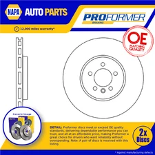 2x Brake Discs Pair Vented Front 321mm PBD8034 Proformer Set 569077 569092