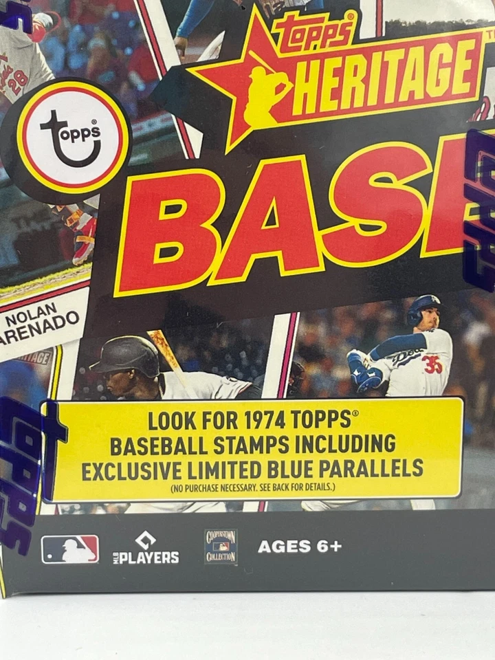 NEW 2023 Topps Heritage Baseball MLB Trading Cards Mega Box 138 Cards SEALED - Image 4 of 4
