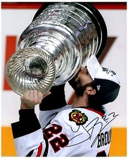 Chicago Blackhawks TROY BROUWER Signed Autographed 8x10 Pic B