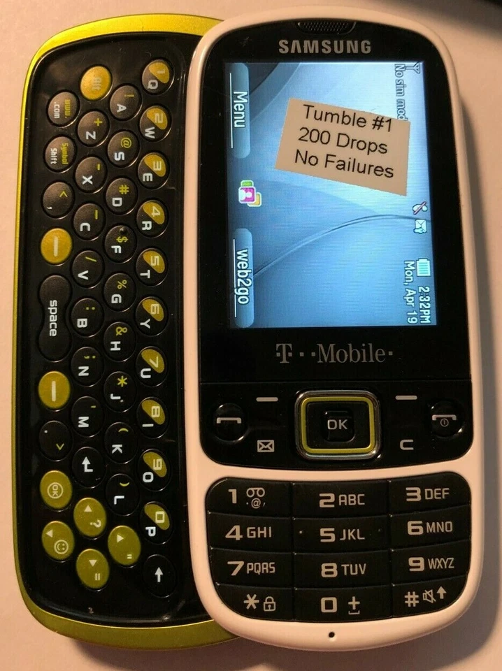READ 1ST Samsung SGH T479 (T-Mobile) White Cell Phone Fast Ship Tumble - Image 2 of 3