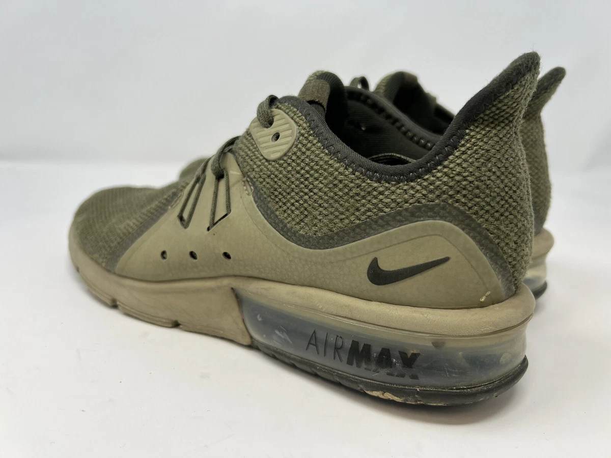 Men&#039;s 7.5 Nike Air Sequent 3 Running Shoes Olive/ Tan |