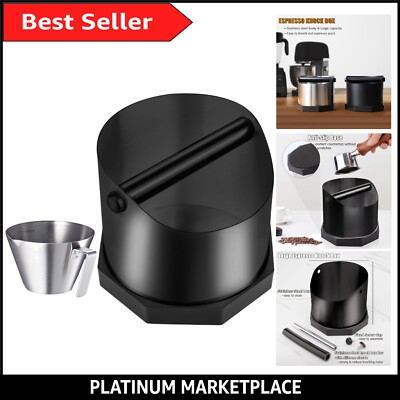 Robuste Kaffeesatz Klopfbox mit ergonomischem Design - rutschfest & leicht zu reinigen