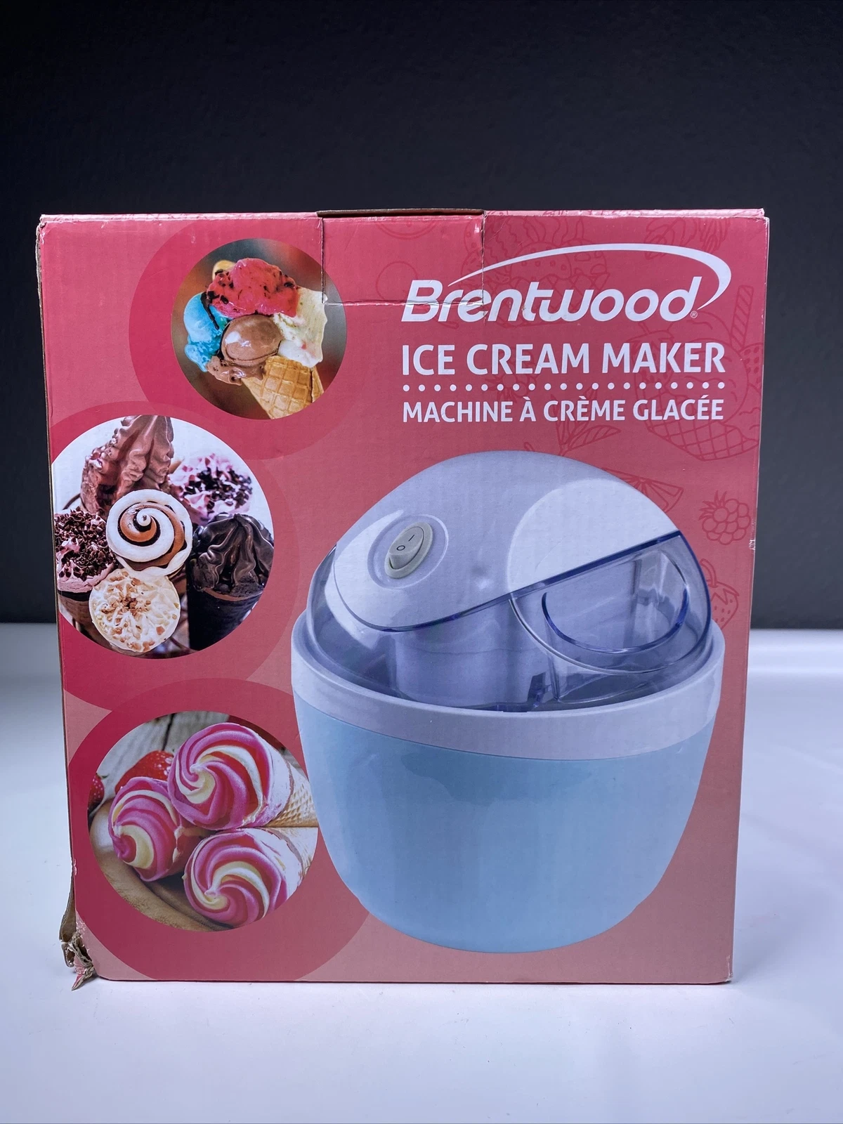 Brentwood 1 Quart Ice Cream and Sorbet Maker