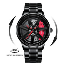 Babusar Shelby Gt500 - Spinning - Car Wheel Watch Mustang Wheel Watch Babusar Shelby Gt500 - Spinning - Car Wheel Watch Mustang Wheel Watch