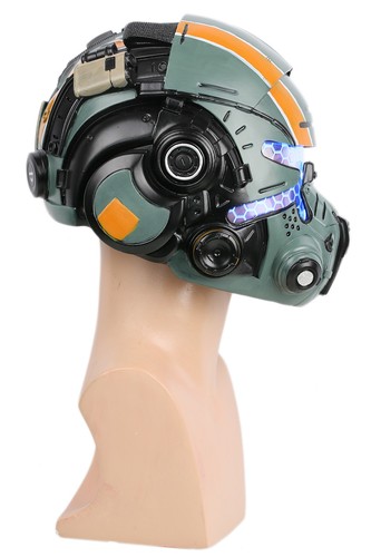 Xcoser Titanfall 2 Jack Cooper Casco LED Cosplay Maschera Resina Replica Halloween - Foto 4 di 12
