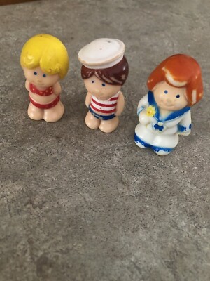 Vintage Tree Tots lot of 3 all show wear due to age #s 2,5,8