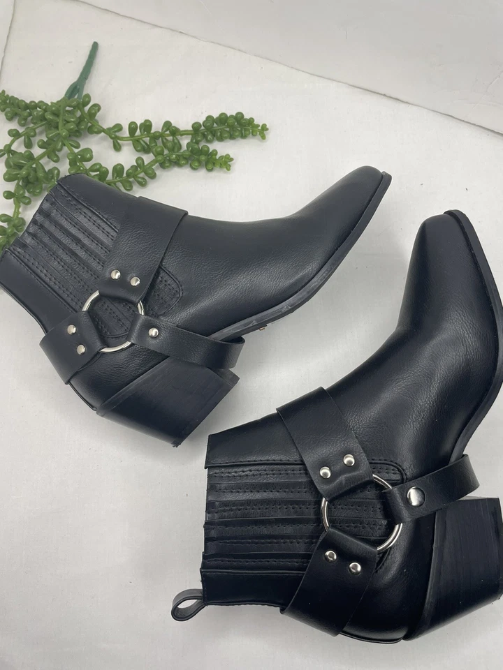Bellini Size 5 Black Women's Bootie Heel Ankle Boot High Heel Shoe Boots - Image 3 of 4