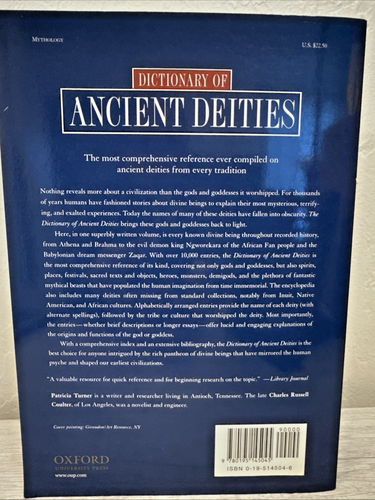 Dictionary of Ancient Deities by Charles Russell Coulter and Patricia Turner... - Picture 2 of 7