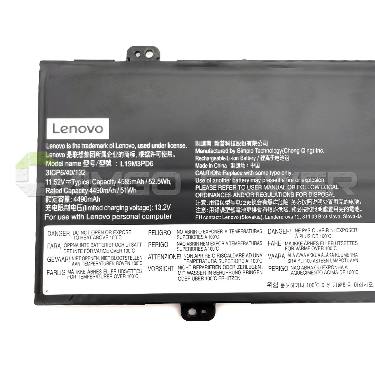 New Genuine L19L3PD6 L19M3PD6 L19C3PD6 Battery for Lenovo IdeaPad